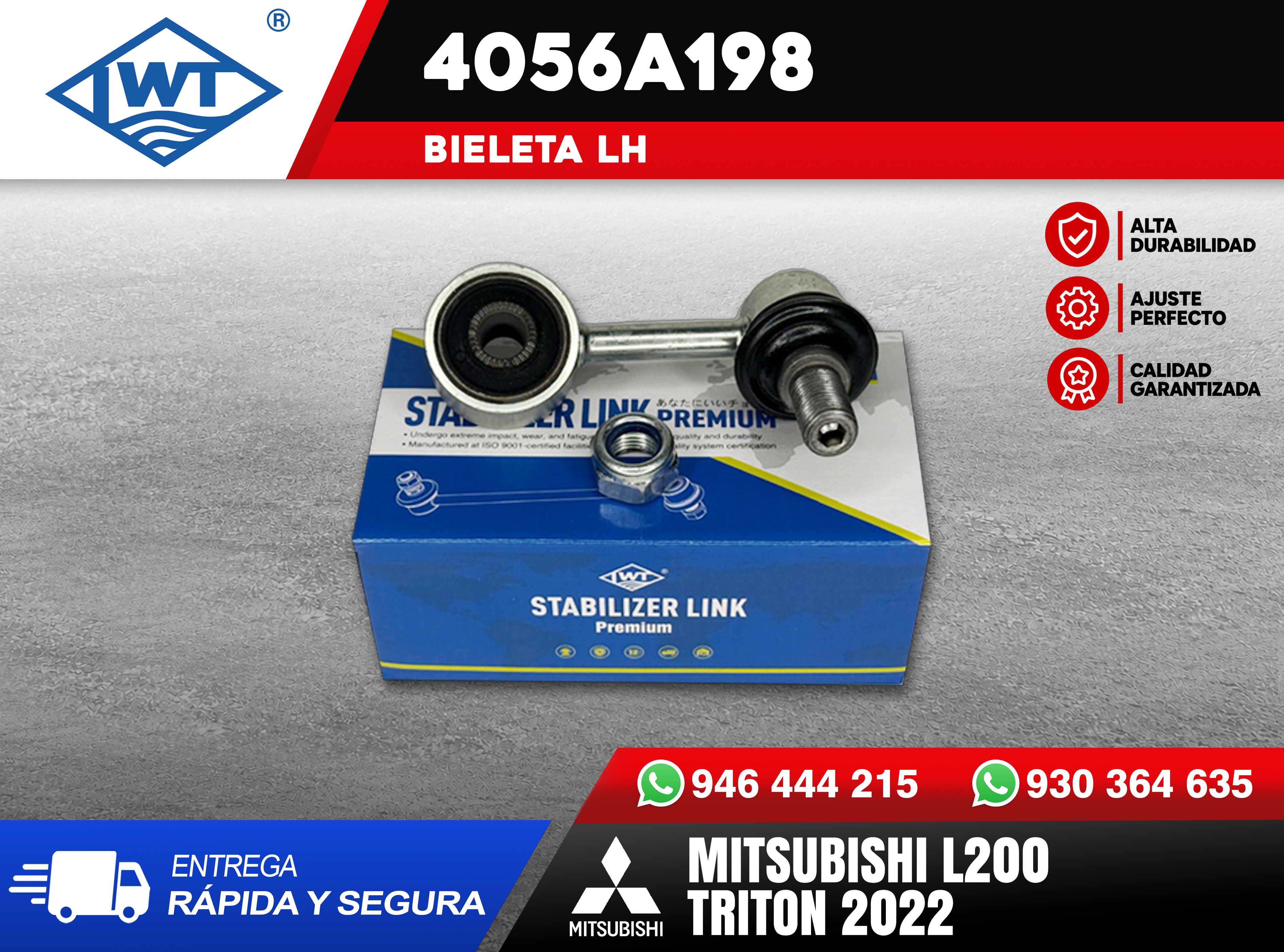 Bieleta RH Mitsubishi  L200 Triton